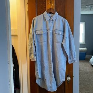 Pretty Little Thing Denim Dress Jean